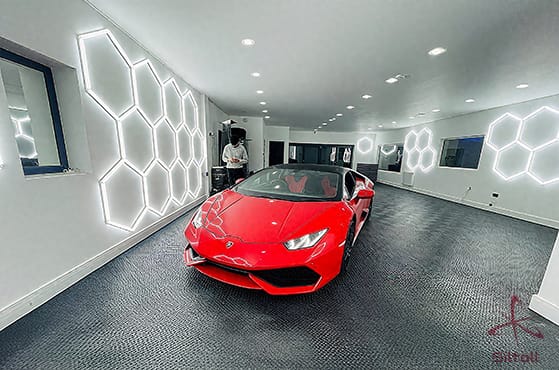 hex shop lights