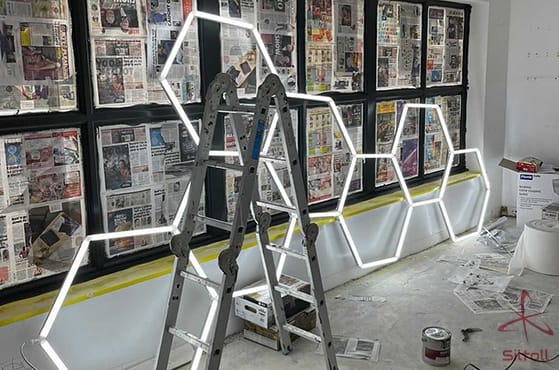 hexagon studio lights