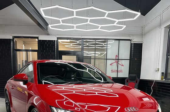 LED hexagon shop lights
