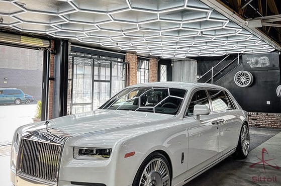 hexagon LED lights for car caring