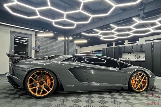 hexagon garage lights LED