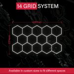 Hexagon Detailing Lights For Car Wash Repair Shop Light