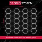 Hexagon Lighting For Car Detailing Auto Body Shop Light