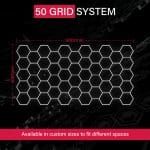 Hexagon Auto Detailing Lighting For Car Showroom Light