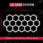 Hexagon LED Garage Lights For Auto Beauty Shop Light