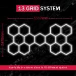 Garage Hexagon Lights For Car Film Auto Shop Light