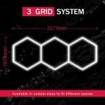 3 Hexagon Garage Shop Lights For Car Wash Shop Light