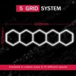 5 Hexagon Shop Lighting LED For Yoga Studio Light