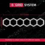 6 Hexagon Bright Shop Lights For Stadiums Gym Light