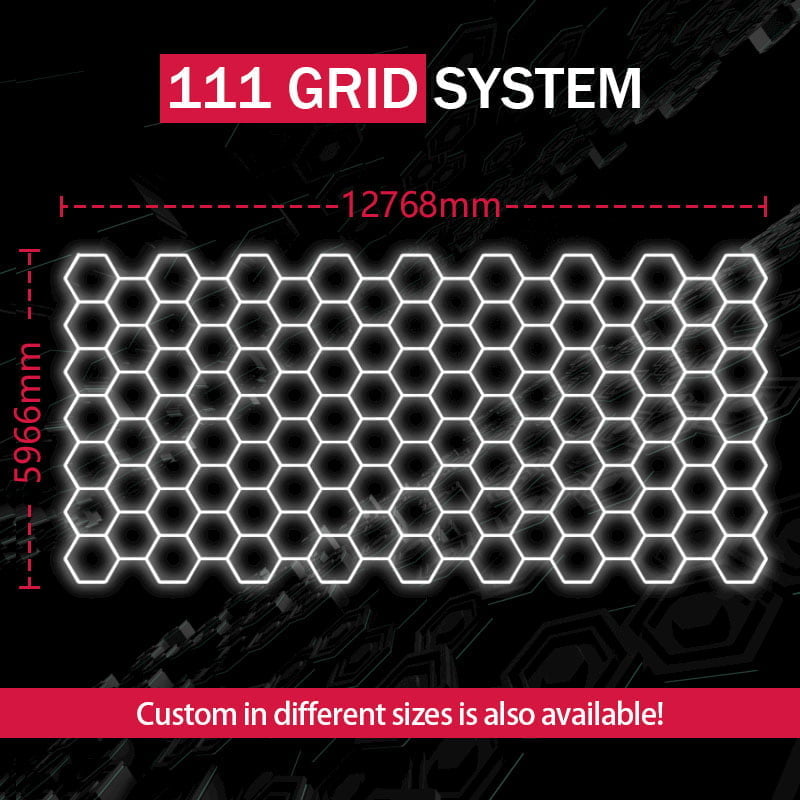 DIY Hexagon Detailing Garage Lights For Ceiling Light