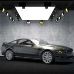 Drop ceiling light box for garage car wash pantry light