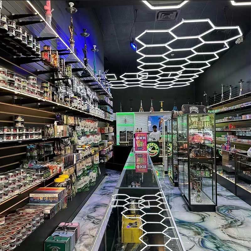 Hexagon Shop Lighting Suits For Any Modern Spaces