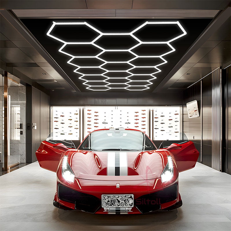 LED Garage Lights Hexagon With Modern Flair